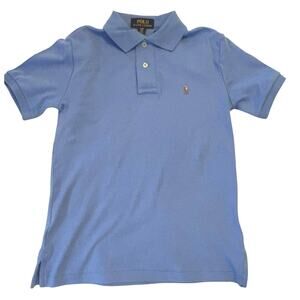 Polo Ralph Lauren Boys NEW Polo Shirt Size Small 8 Light Blue Preppy Old Money